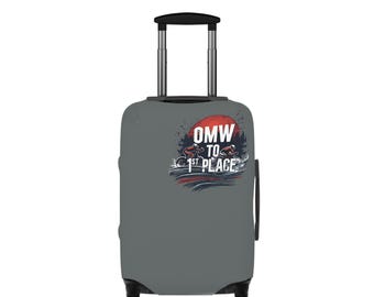 OMW To 1st Place Luggage Cover — Travel Protective Suitcase Skin