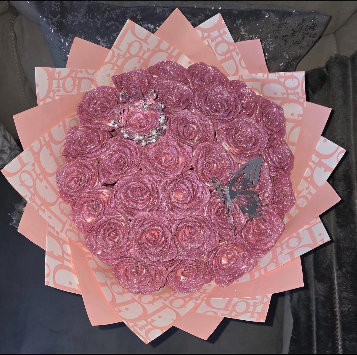 Custom Eternal Rose Bouquet | Handmade Keepsake Flowers | Made to