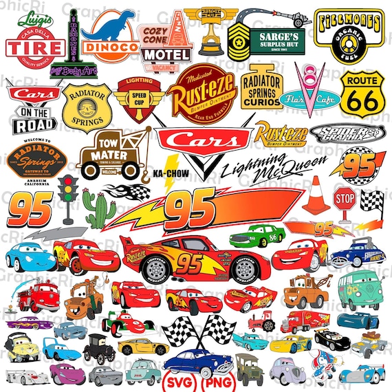 Racing Cars Svg Png Bundle, Racing Cars Decals Svg, Sponsor Decal Sticker Svg, Family Vacation Svg, Family Birthday Svg, Cars Sublimation