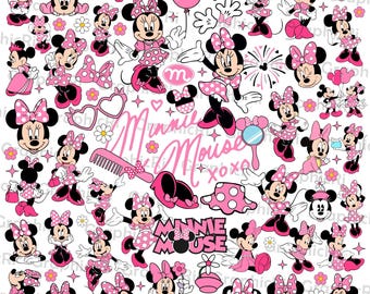 Pacchetto Clipart SVG PNG di Topolino, Migliori Amici di Topolino SVG, Vacanza in Famiglia SVG, Compleanno in Famiglia SVG, Regno Magico SVG Sublimazione CutFile