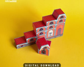 Mathématiques de manipulation | Blocs de construction 3D DIY en papier | Activité en classe pour les enfants | Outil d'apprentissage amusant pour le comptage et les additions