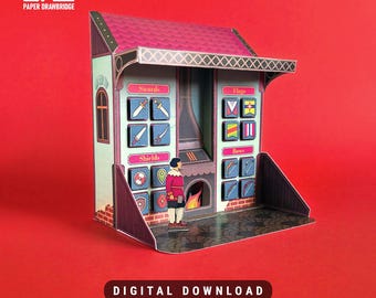 Forgeron |  Modèle de jouet en papier 3D bricolage pour enfants