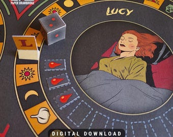 Du sang et des clous de cercueil | Un jeu de société d'horreur DIY pour Halloween