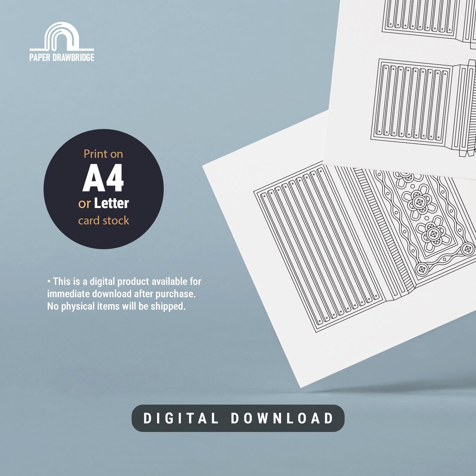 3D Ark of the Covenant Paper Craft Template | Printable DIY Coloring ...