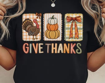 Coquette Thanksgiving PNG, Turkey, Pumpkins & Bow (Digital Download)