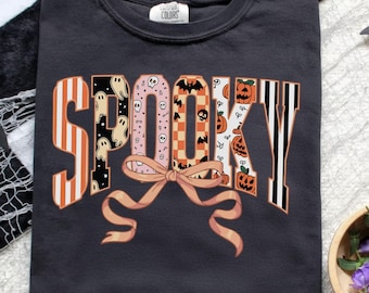 Coquette Halloween Shirt Png, Halloween png, Retro Halloween Spooky Coquette Png, Spooky png, Halloween Girly png, Fall png, Sublimation png