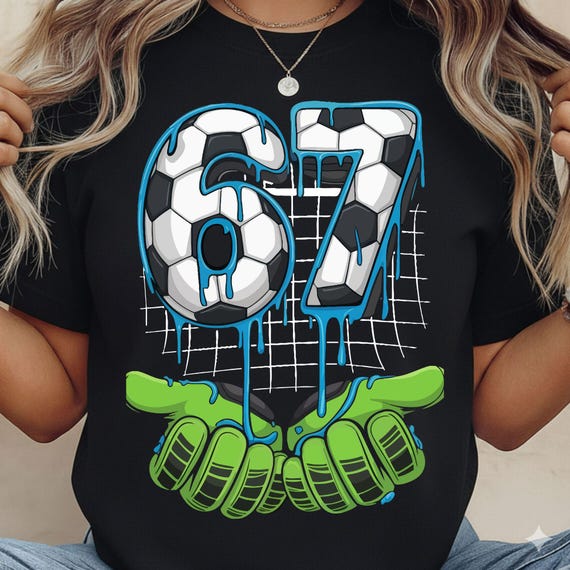 Soccer 67 Meme Png, Soccer 67 Six Seven Funny Gen Alpha Meme Drip Png, Funny Gen Alpha Drip Png Design, Cool Football Meme Png