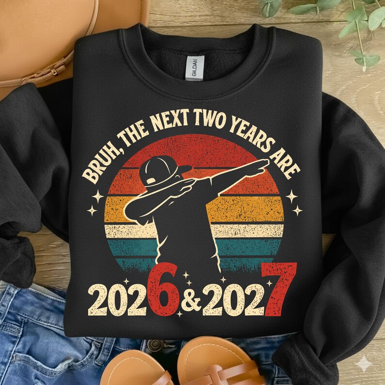Bruh The Next Two Years Are 2026 2027 SVG PNG Funny NYE Kids New Year Il Ri2b 