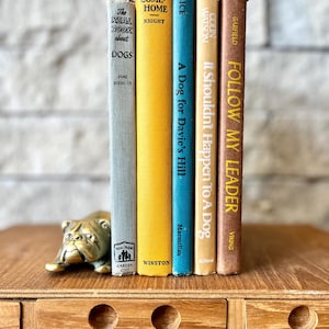 Vintage Dog Lover Book Set