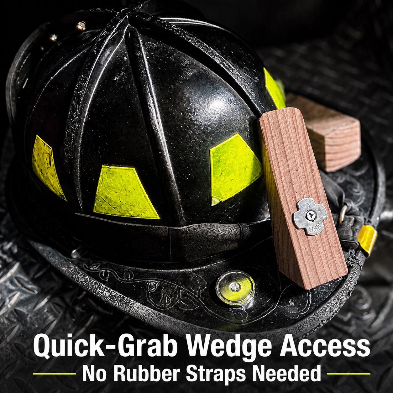 Firefighter Magnetic Helmet Wedges / Chocks. Kit to Make Your