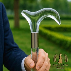 Walking Cane Luxury Transparent Acrylic Clear Fancy Walking Stick For Women