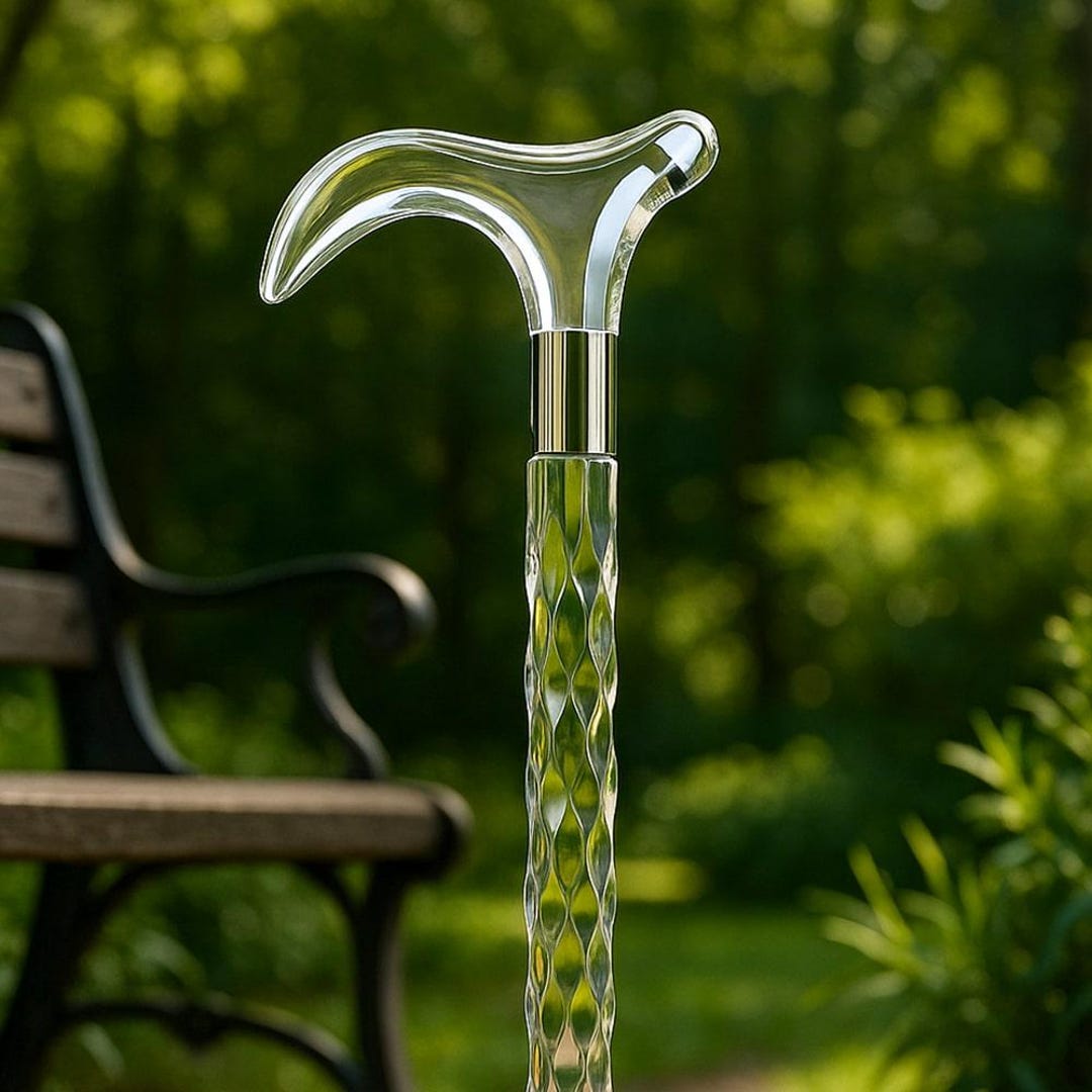 Elegant Clear Acrylic Walking Cane for Men & Women - Etsy