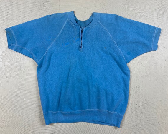 1950's vintage half zip sweatshirt ( Hanes Wind Sh