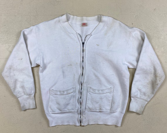 1950's vintage Hanes wind shield zip up sweatshirt