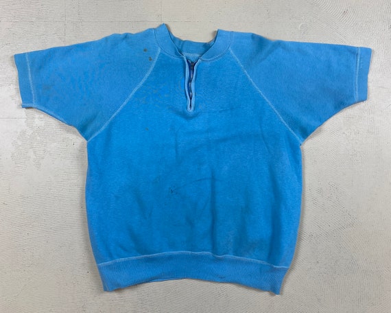 1950's vintage half zip sweatshirt ( Hanes Wind Sh