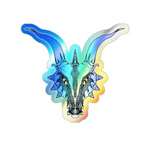Holografische drakensticker
