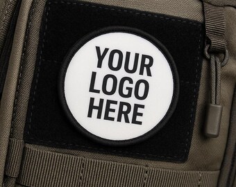 Custom Photo or Logo Patch | Personalized 3x3 Sublimation Patch | Velcro Morale Patch | Custom Design Patch