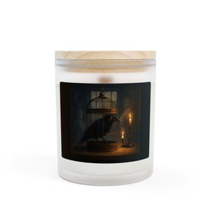 Mystical Night Candle: Wooden Wick, Aromatherapy Home Decor