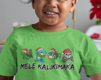 Mele Kalikimaka Infant Shirt | Hawaiian Christmas Tee | Tropical Holiday Outfit | Island Christmas for Baby