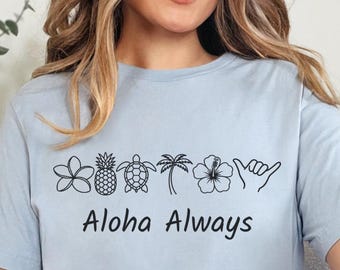 Custom Aloha Quote Shirt | Minimalist Island Vibe