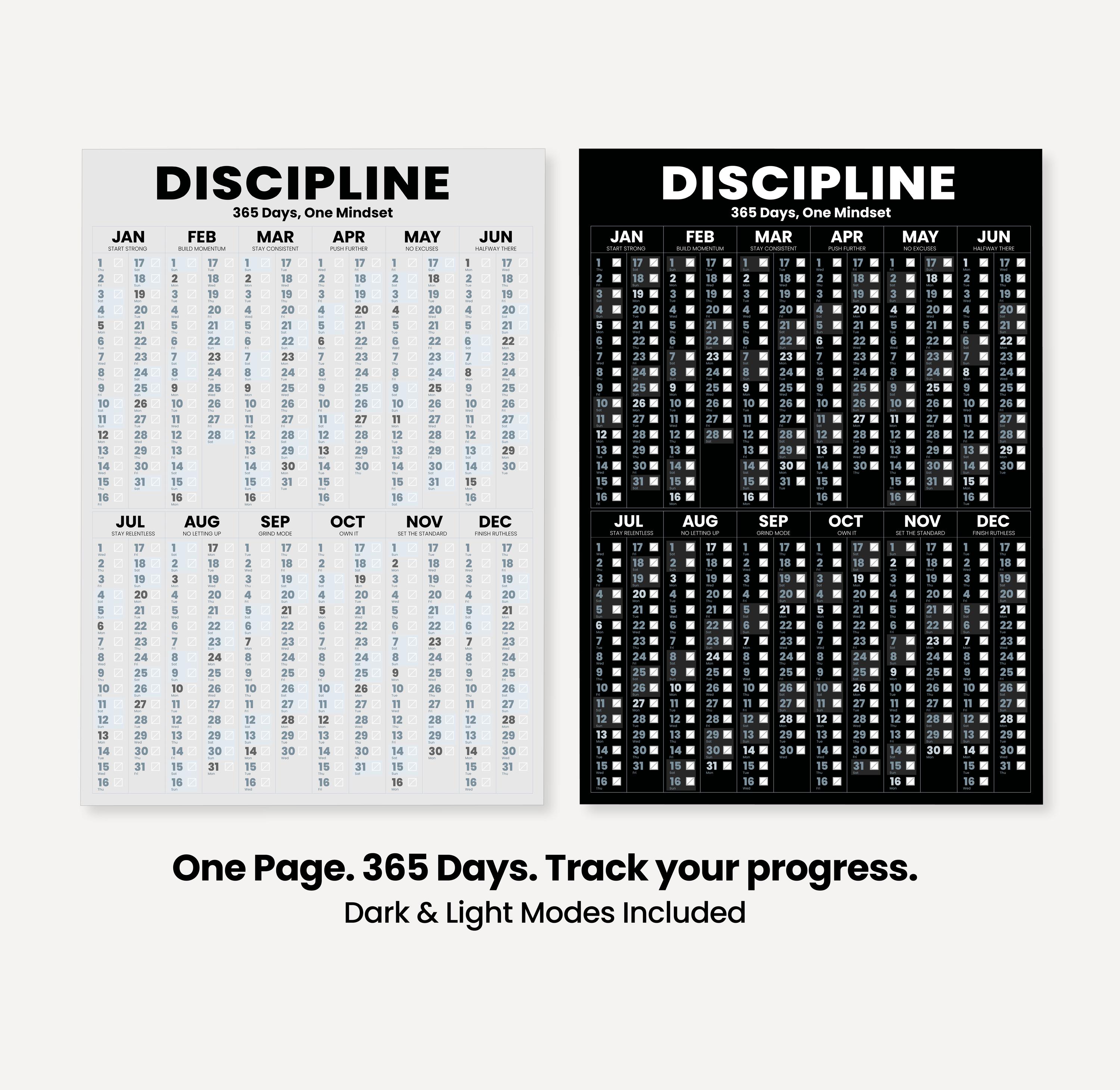 2026 Wall Calendar: Productivity & Habit Tracker (PDF) - Etsy
