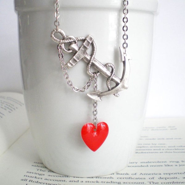 RESERVED FOR MARY Anchor Necklace.