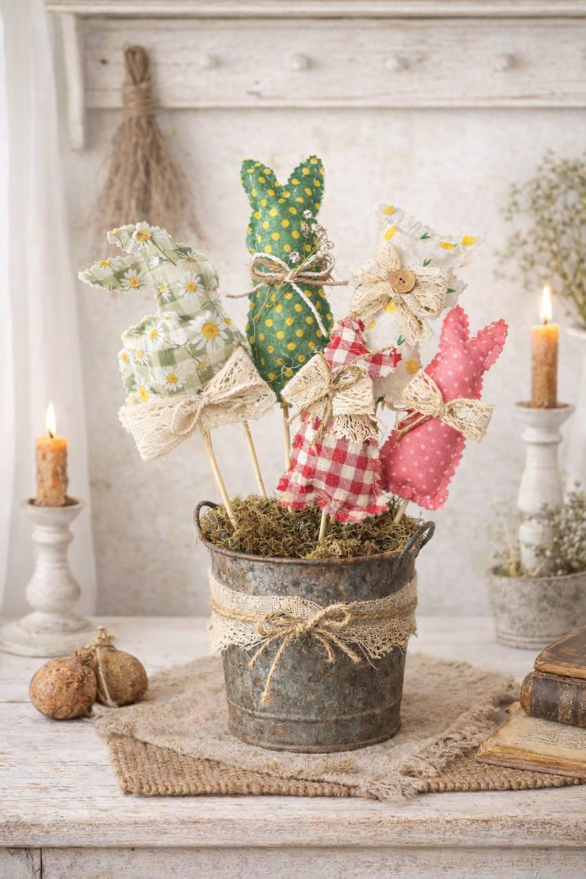 3 Easter Bunny Patterns PDF, Easy Rabbit Sewing Tutorial, DIY Fabric ...