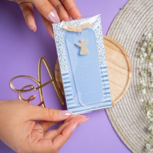 12 Marca Libro Bautizo Personalizado / Recuerdo en Acrílico o Madera con Oración / Primera Comunión/ recuerdos para bautizo