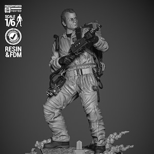 Peter Venkman Ghostbusters Sculpture 3D Printed Statue – Movie Collectible