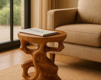 handmade side table- stool