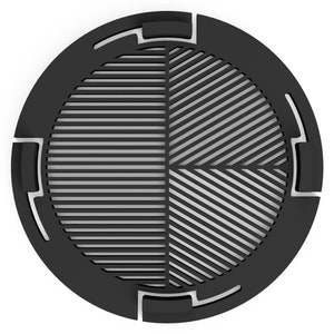 Bahtinov Focusing Mask 49-127mm for Astrophotography
