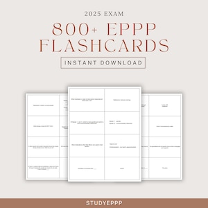 800+ Psychology Flashcards | 2025 Edition | Digital Download | EPPP Prep