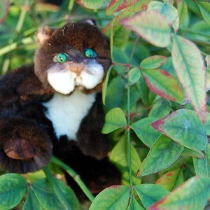 4&quot; Mini Recycled Mink Cat TiraMiauSu - OOAK