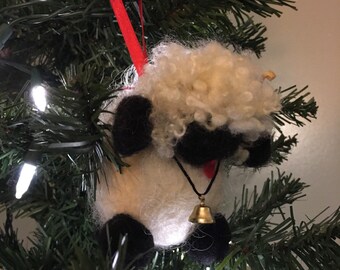 Valais Blacknose Felted Lamb Ornaments!