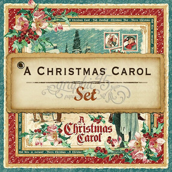 Graphic 45's a Christmas Carol Collection Etsy