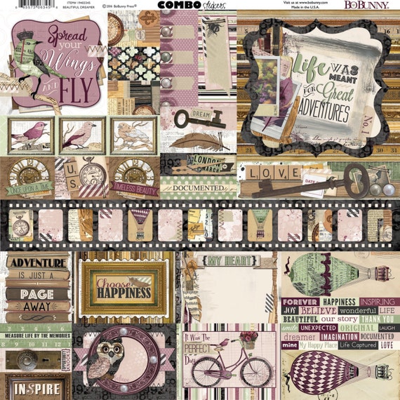 BABY OF MINE Collection 12x12 Scrapbooking Kit BoBunny Papers and Stickers BABY OF MINE Collection 12x12 Scrapbooking Kit BoBunny Papers and Stickers