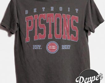 Vintage Detroit Pistons Basketball Est 1937 Comfort Colors Shirt