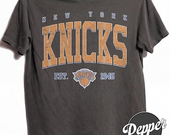 Vintage 90's New York Knicks Nutmeg T-shirt Men's Size Medium - Etsy
