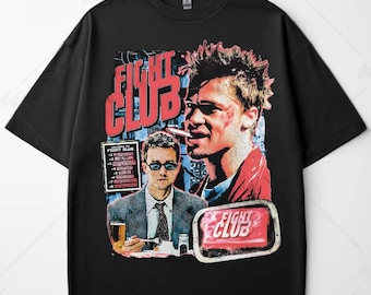 Fight Club 1999 Vintage Tee, Gift For Woman and Man Unisex T-Shirt.