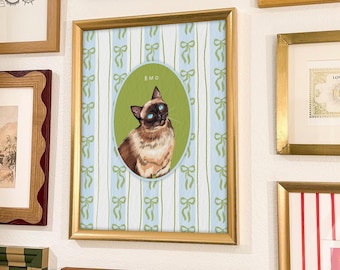 Custom Pet Portrait from Photo, Hand-Drawn Dog or Cat Illustration, Personalized Pet Art, Digital Download Printable Gift, Pet Memorial