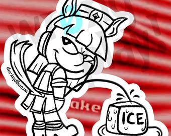 Golshi Melts Ice [kiss-cut vinyl sticker!]
