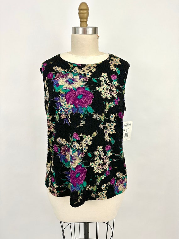 90s Vintage Flowered Top | Ronni Nicole II | Deads