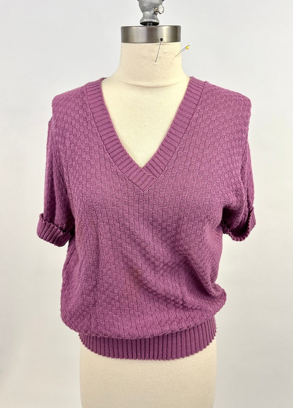 1980s | Vintage | Keneth Too | Sweater | Lilac | P