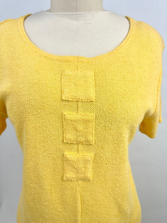 Vintage 1970s Yellow Dress | Richard Sport | Terry