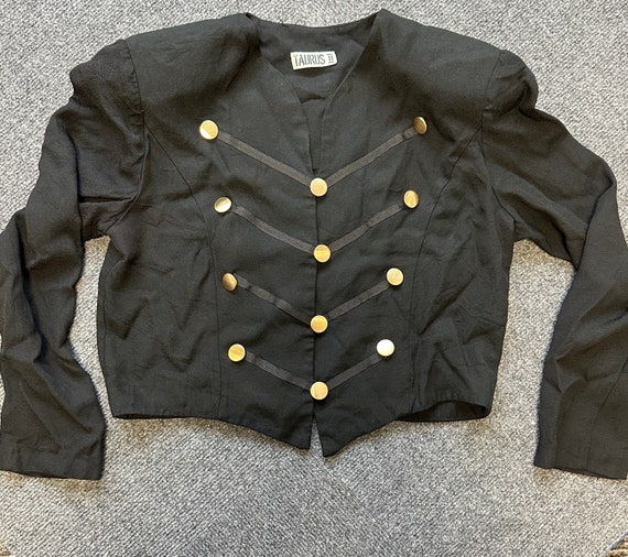 90s Vintage Military Jacket | Tauris II | Black - image 5