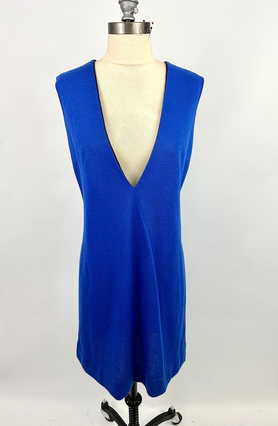 Vintage 1970s Dress | Royal Blue | Flutterbye | Zi