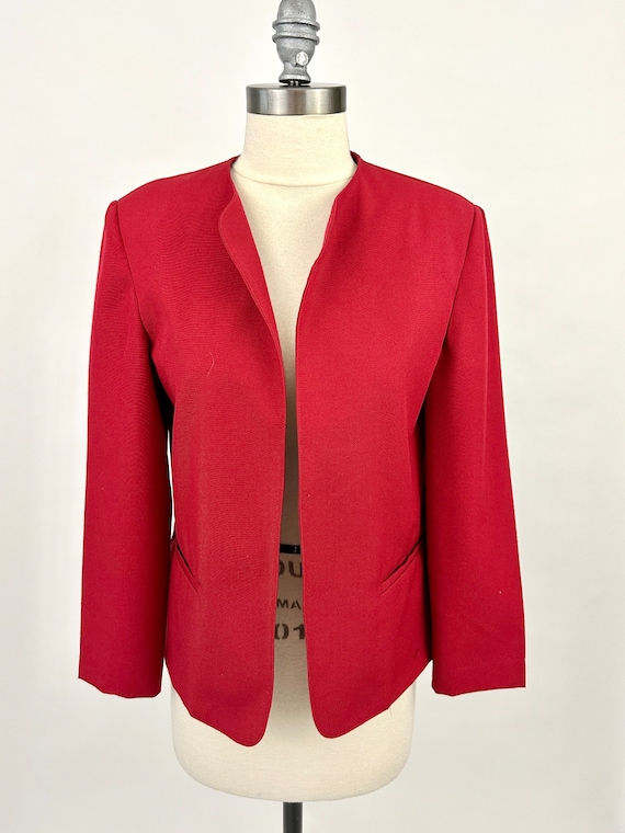 80s Vintage Red Jacket | Rrrruss | Size Medium