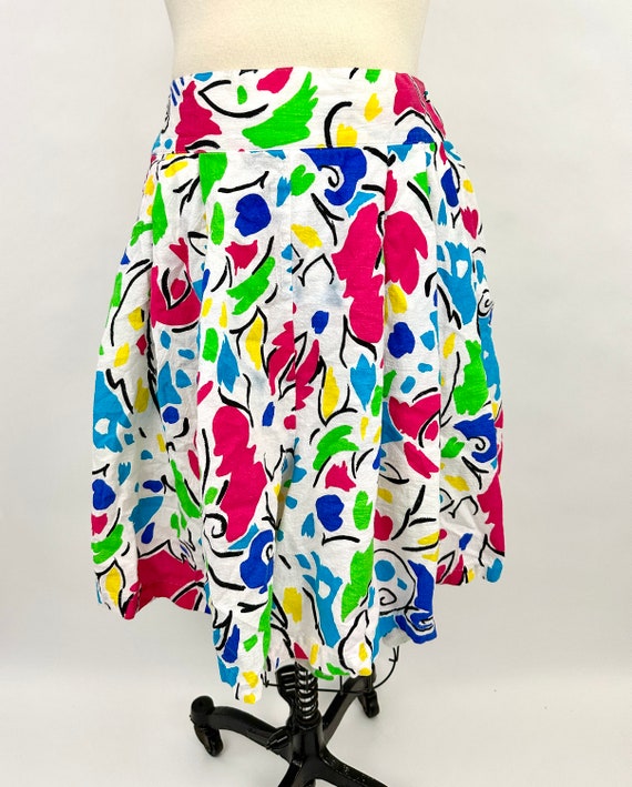 Vintage 1980s Skirt | Skort | Colorful | Capistra… - image 1