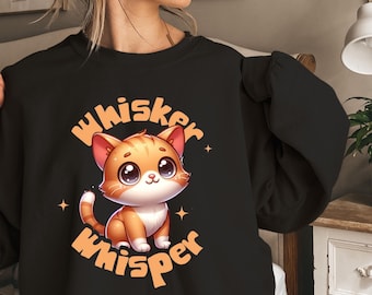 Cat Shirt: Whisker Whisper Design - Soft Casual Tee