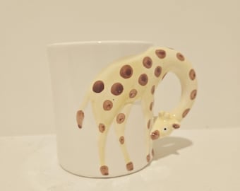 Vintage Enesco Ceramic Farm Animal Mug